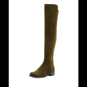 Stuart Weitzman 50/50 Olive Boot